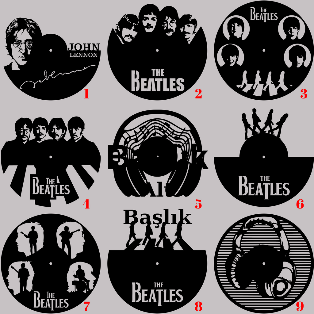 Horloge Vinyle