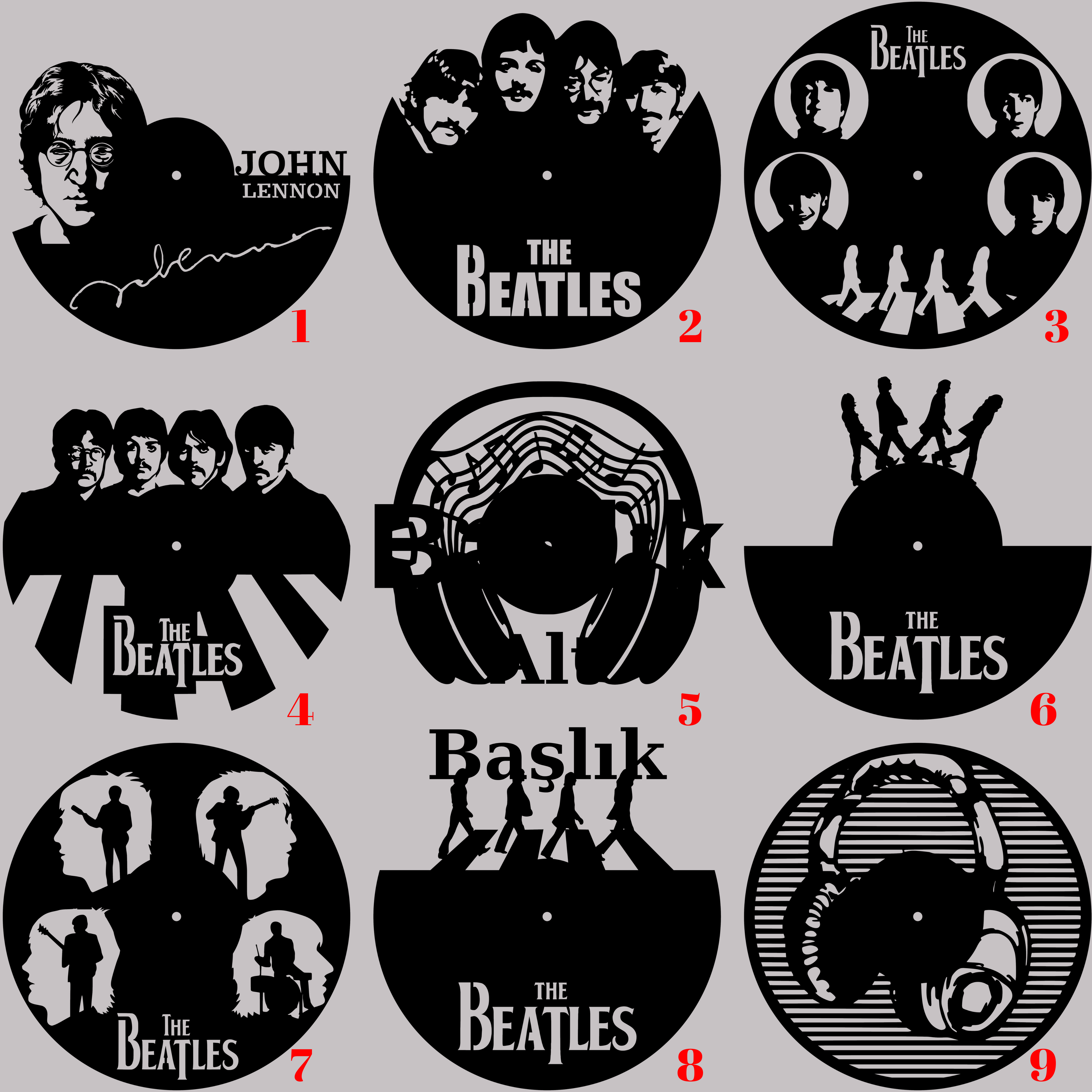 Horloge Vinyle