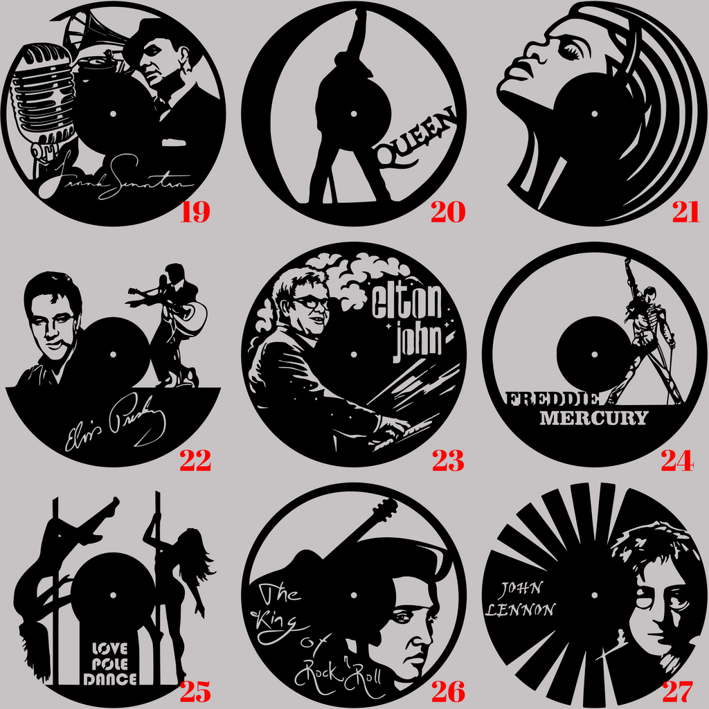 Horloge Vinyle