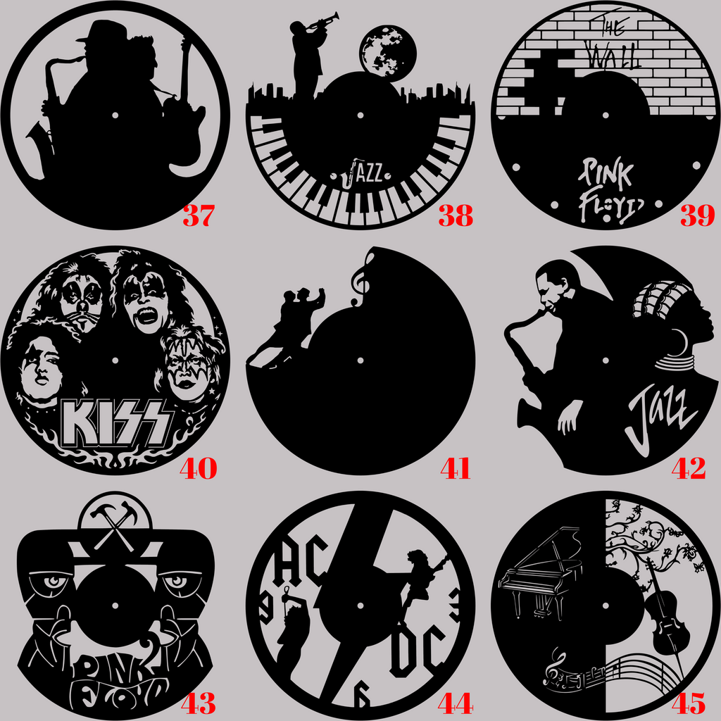 Horloge Vinyle