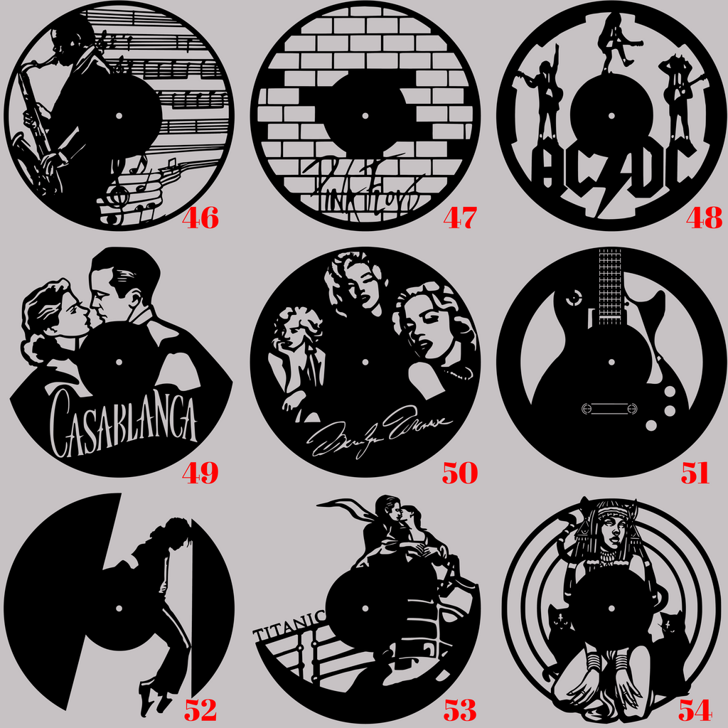 Horloge Vinyle
