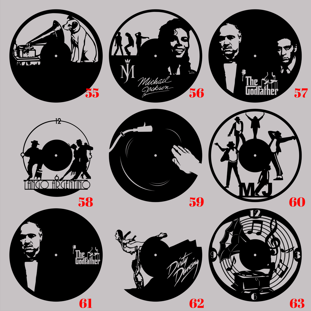 Horloge Vinyle