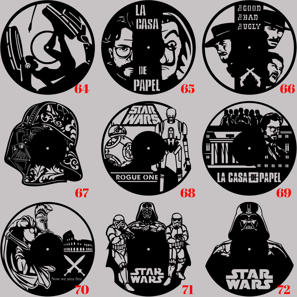 Horloge Vinyle