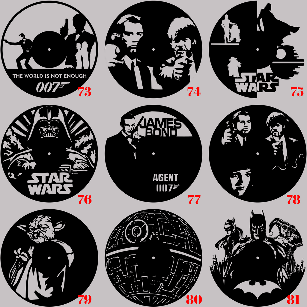 Horloge Vinyle