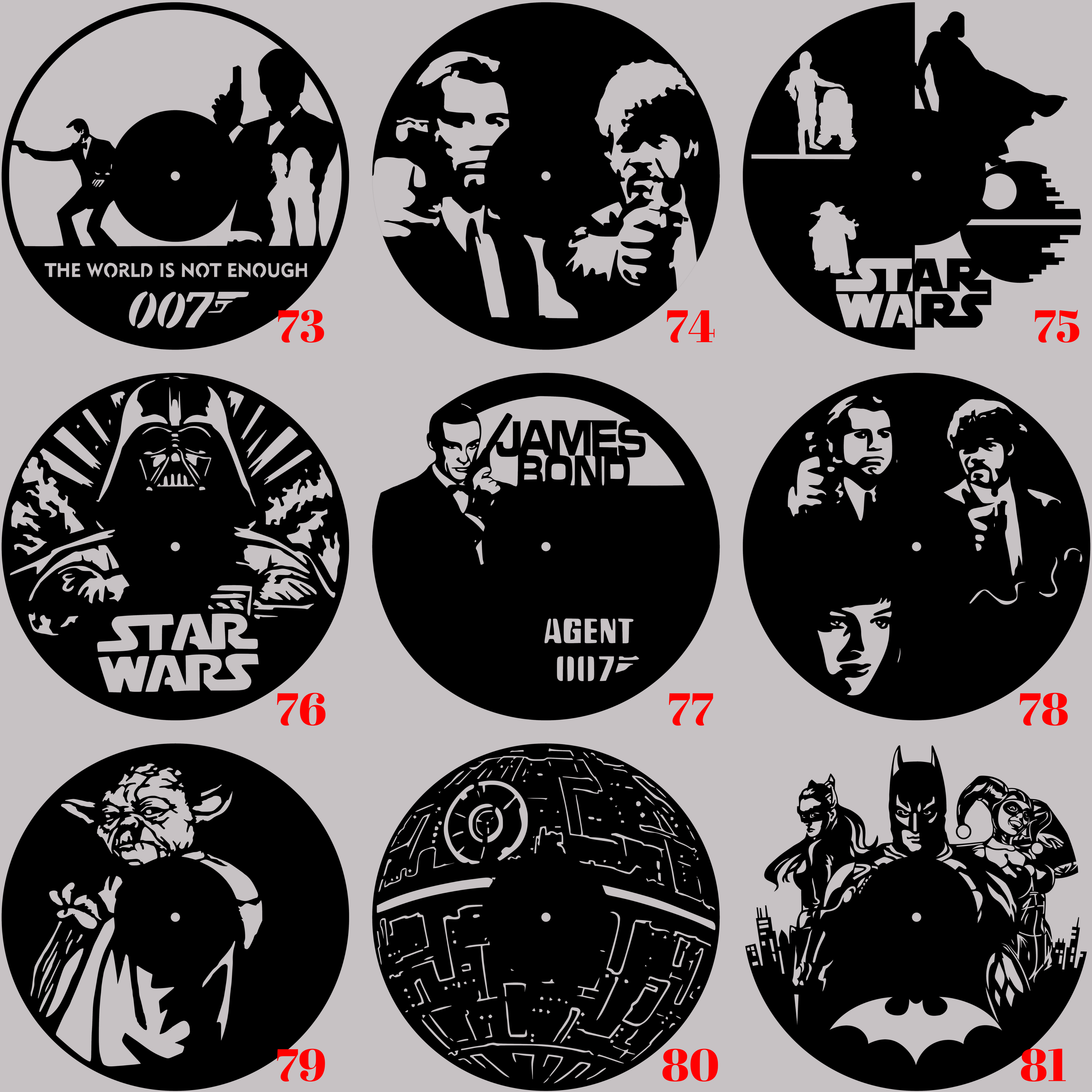 Horloge Vinyle