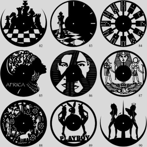 Horloge Vinyle
