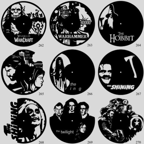 Horloge Vinyle