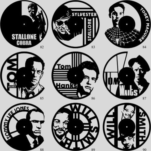 Horloge Vinyle