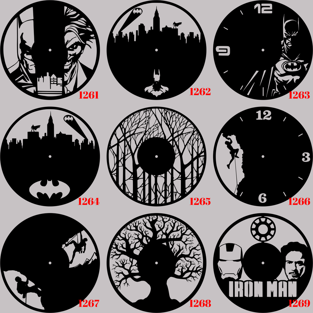 Horloge Vinyle