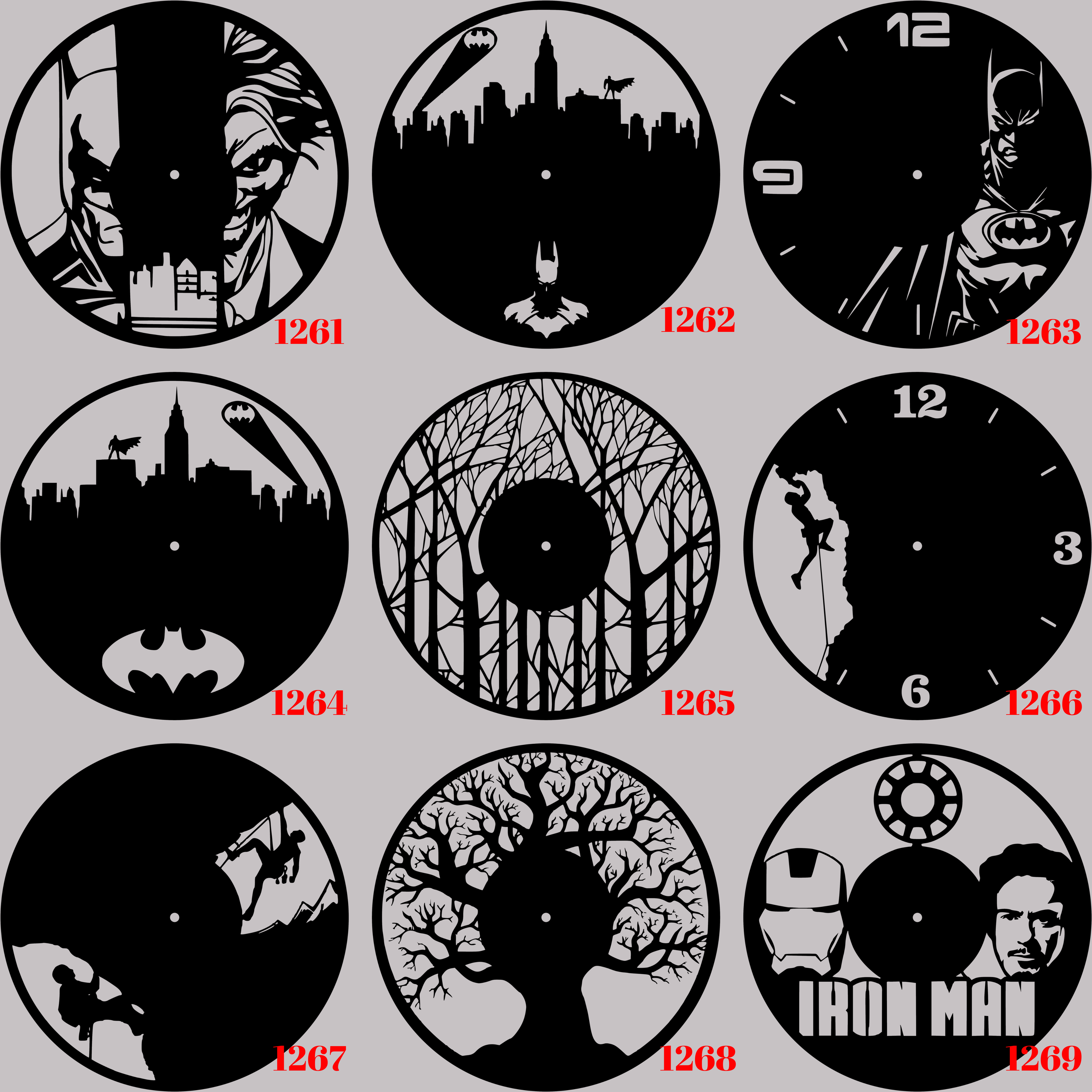 Horloge Vinyle
