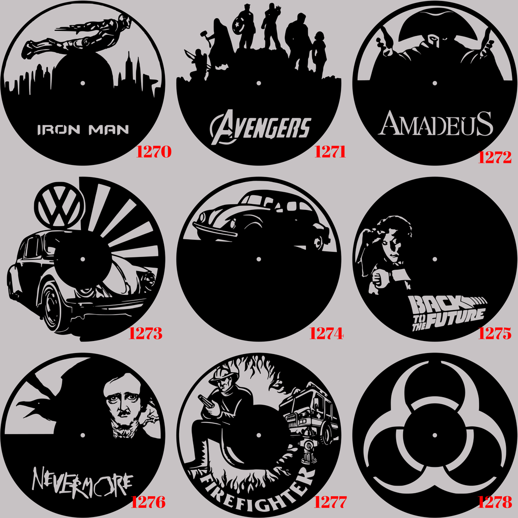 Horloge Vinyle