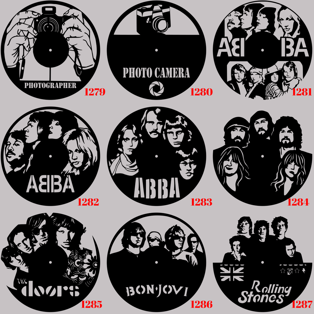 Horloge Vinyle
