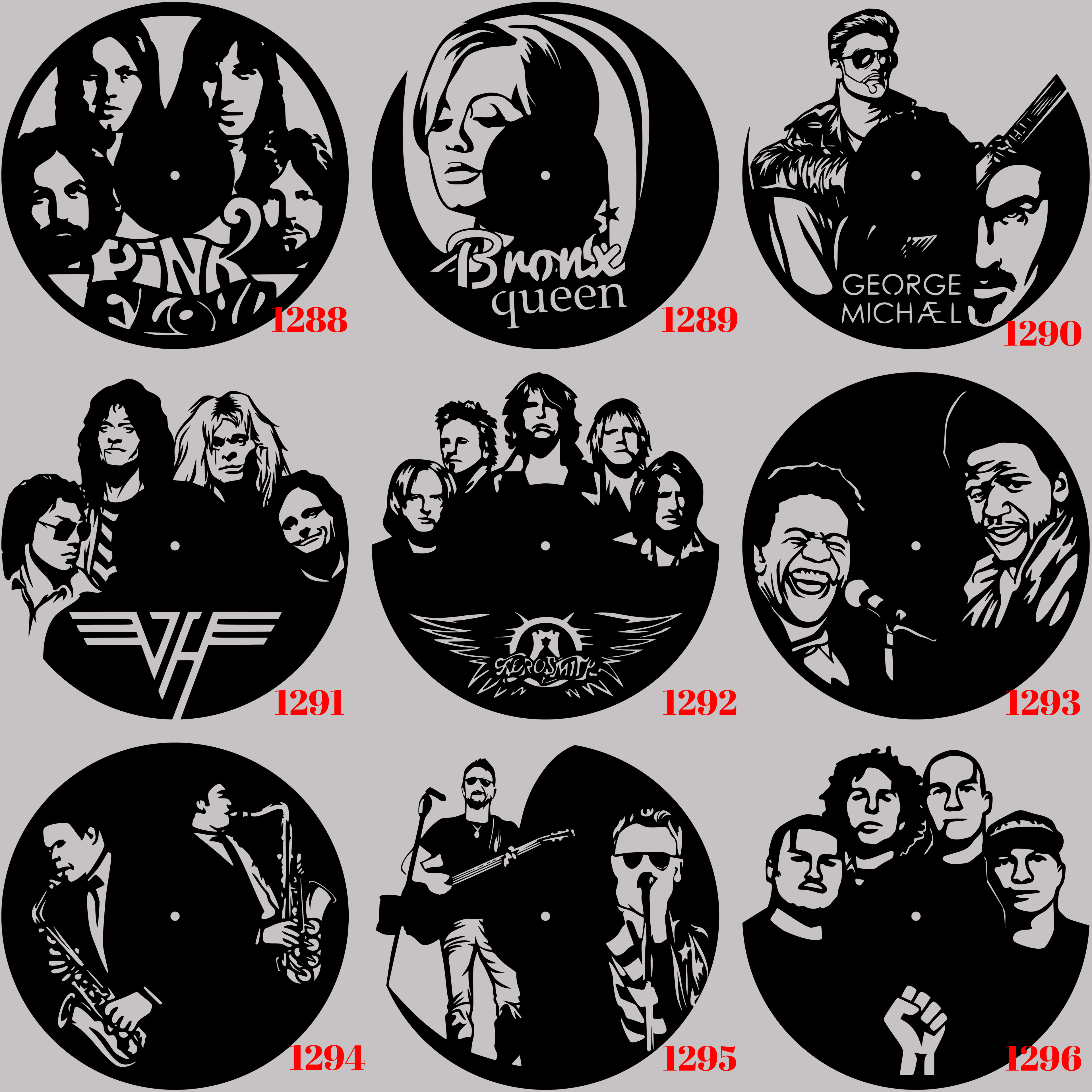 Horloge Vinyle
