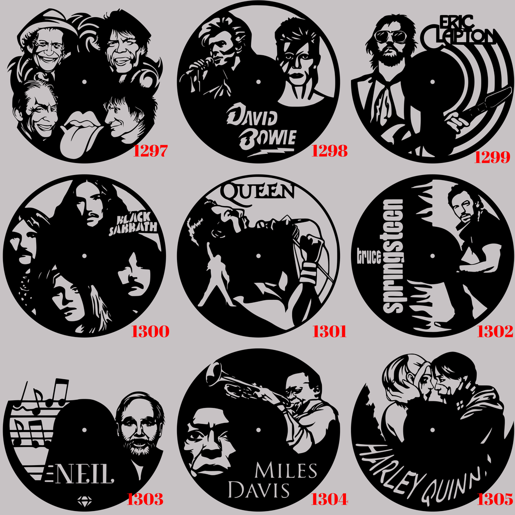 Horloge Vinyle