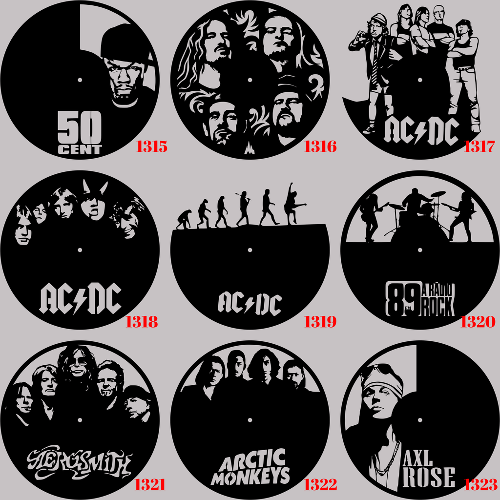 Horloge Vinyle