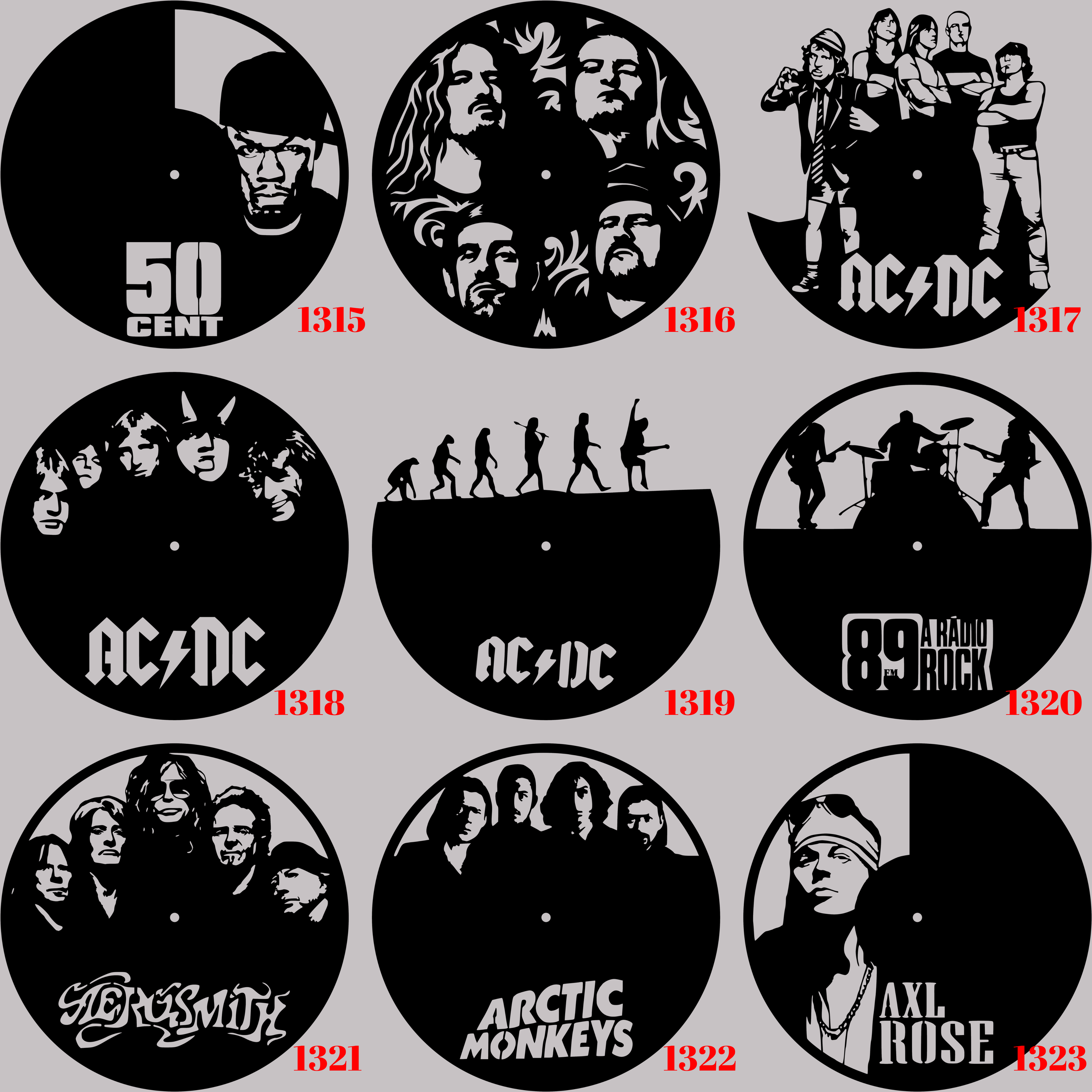 Horloge Vinyle