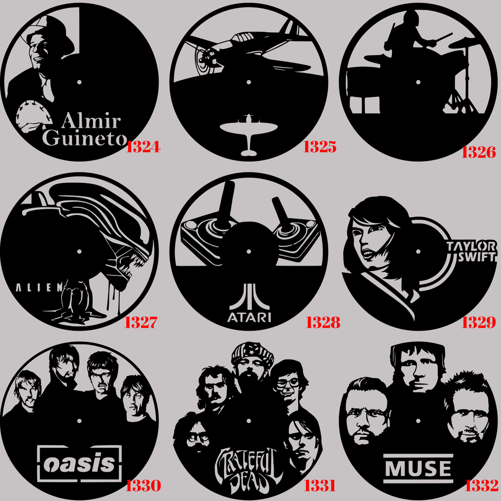 Horloge Vinyle