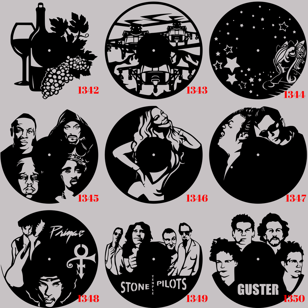 Horloge Vinyle