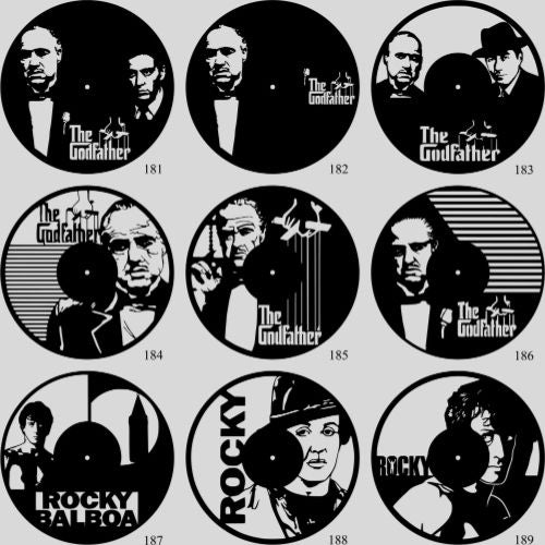 Horloge Vinyle