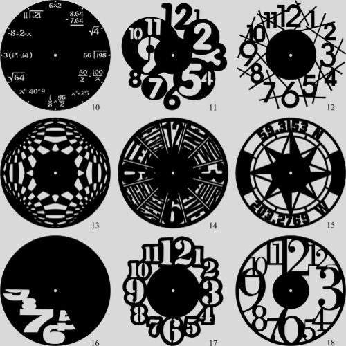 Horloge Vinyle