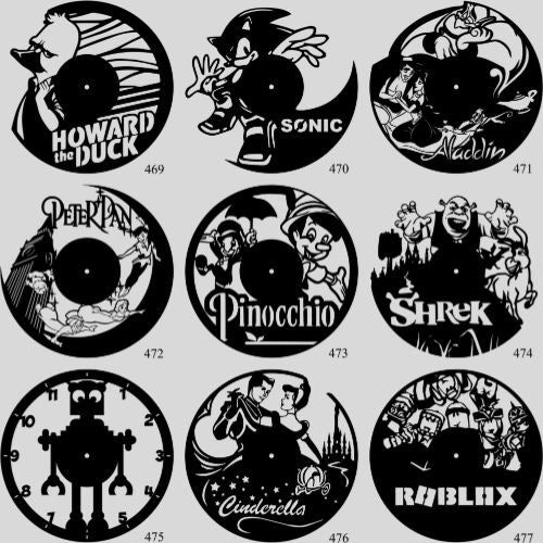 Horloge Vinyle