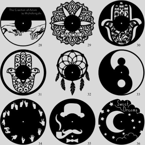 Horloge Vinyle
