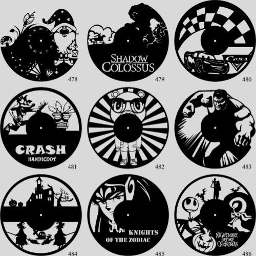 Horloge Vinyle