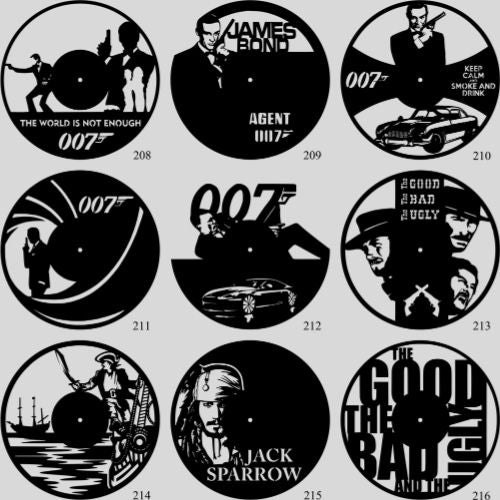 Horloge Vinyle
