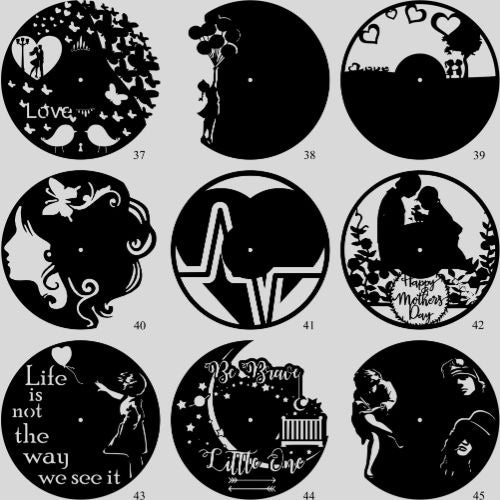 Horloge Vinyle