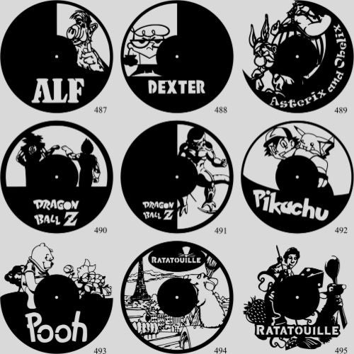 Horloge Vinyle