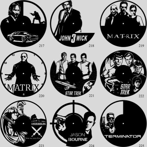 Horloge Vinyle