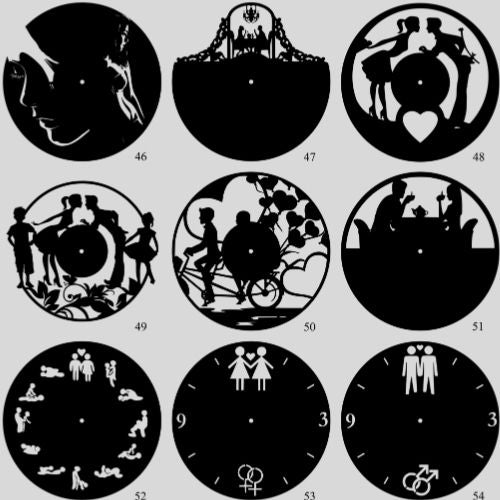 Horloge Vinyle