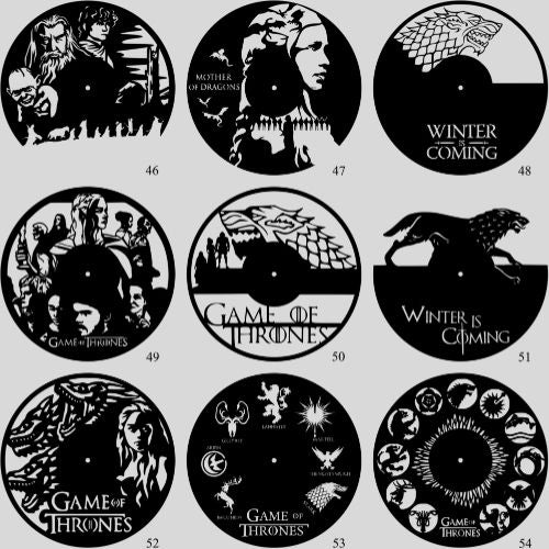 Horloge Vinyle