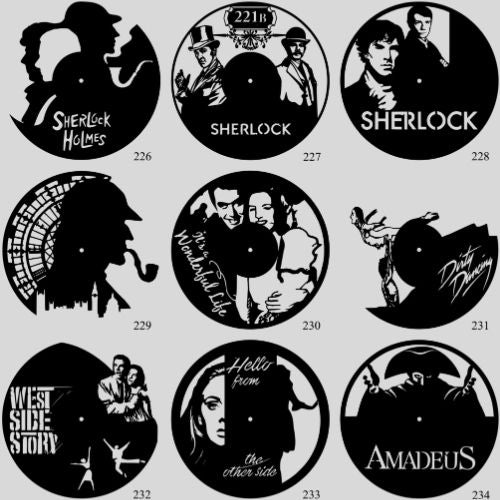 Horloge Vinyle