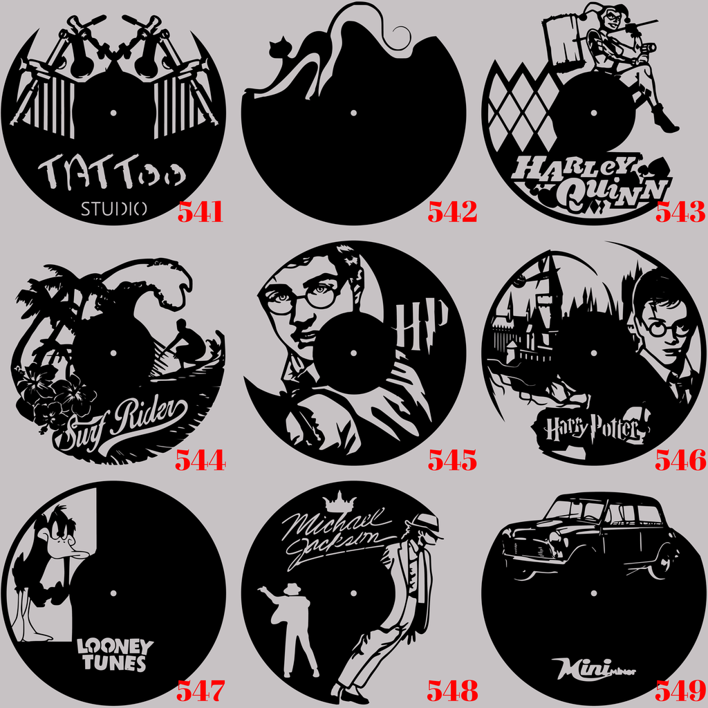 Horloge Vinyle