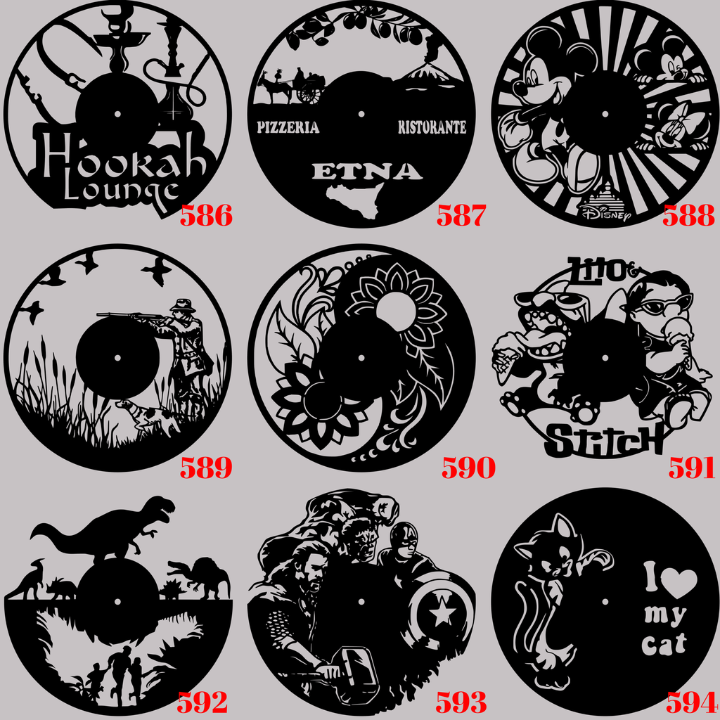 Horloge Vinyle