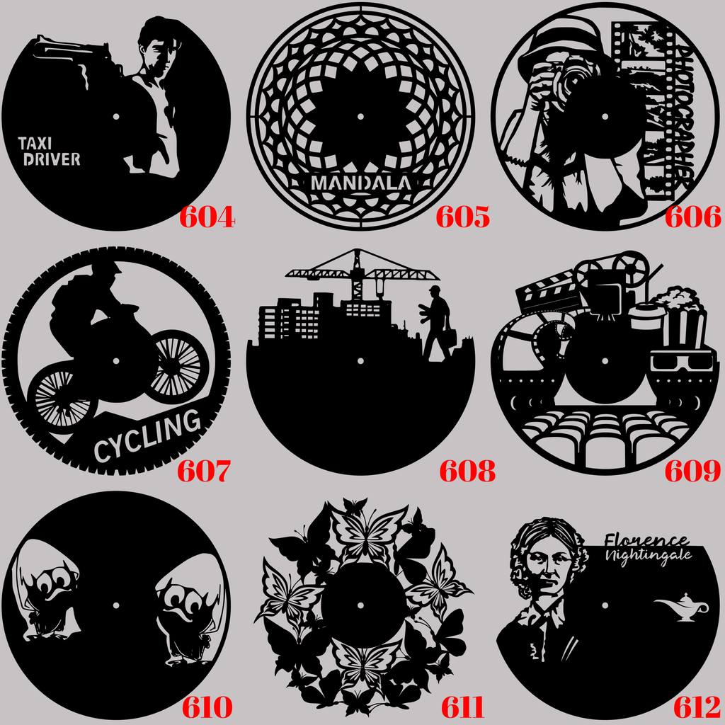 Horloge Vinyle