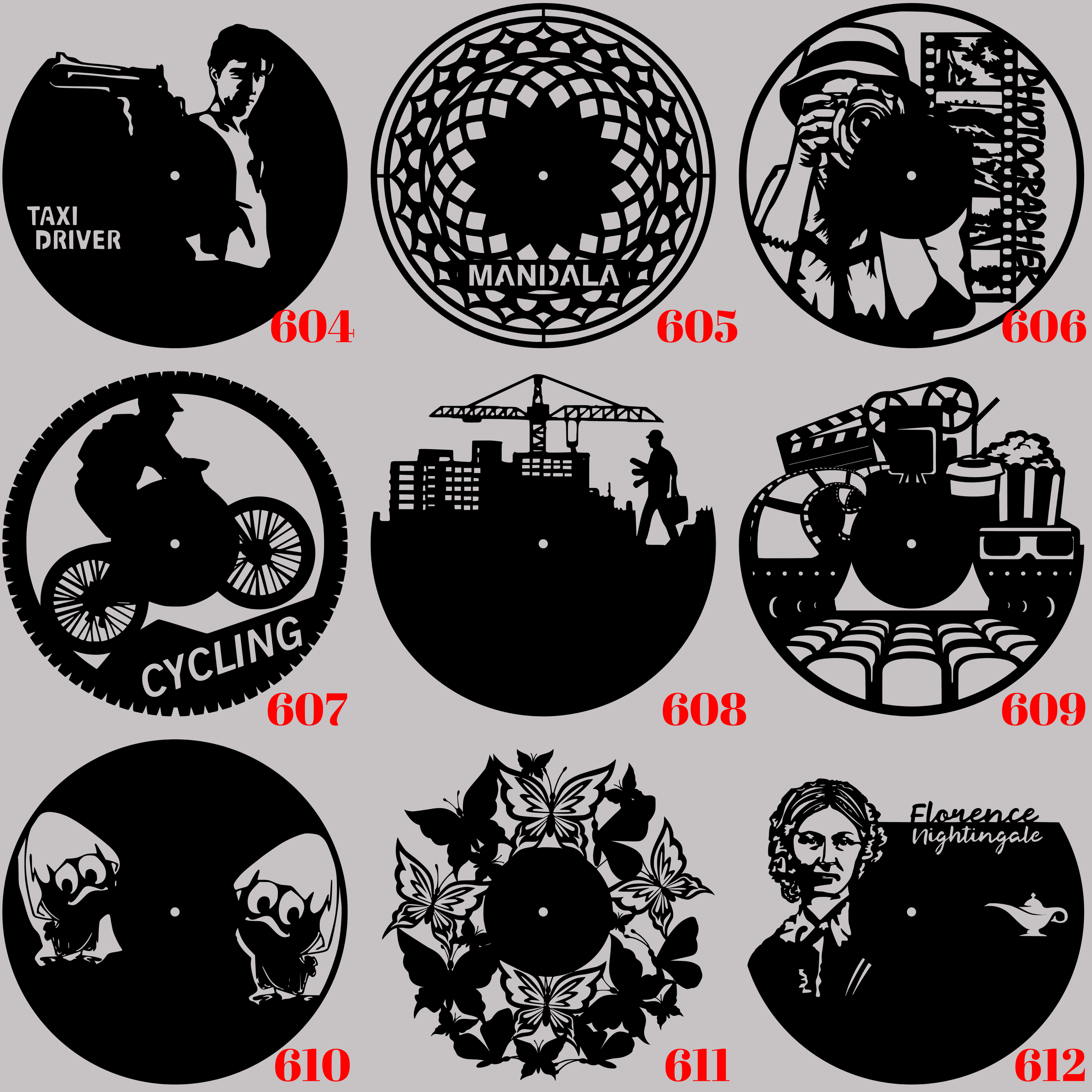 Horloge Vinyle