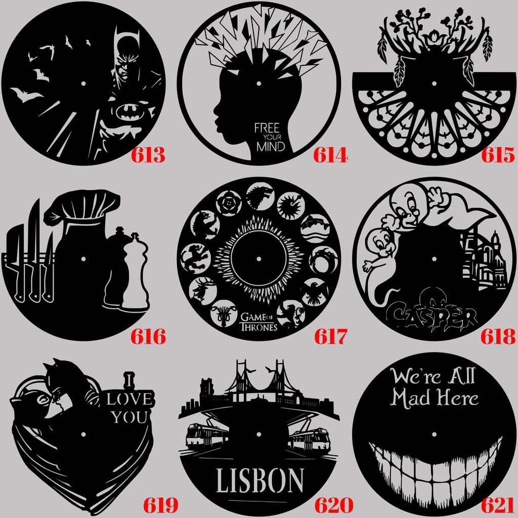 Horloge Vinyle