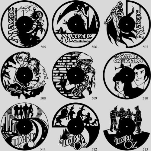Horloge Vinyle