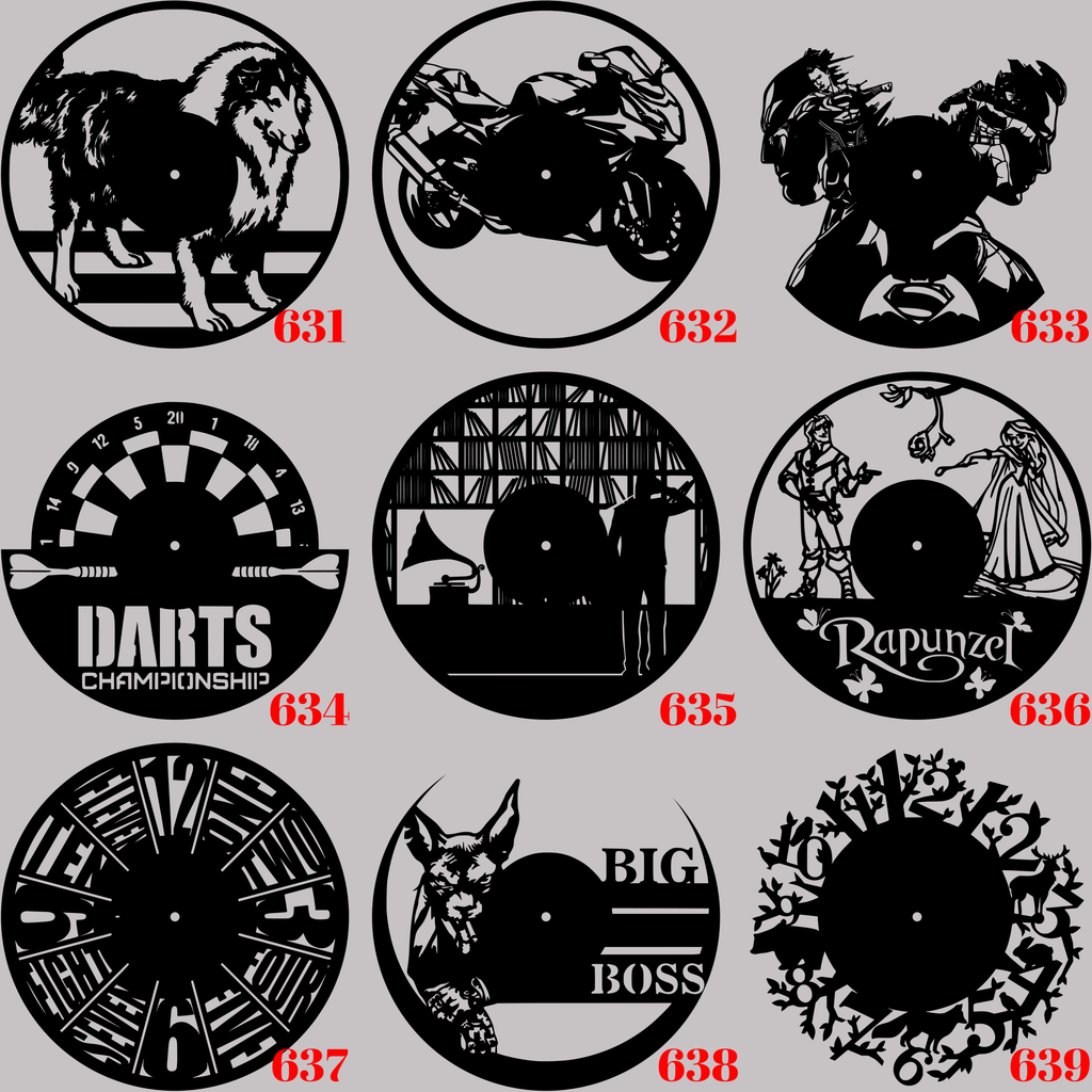 Horloge Vinyle