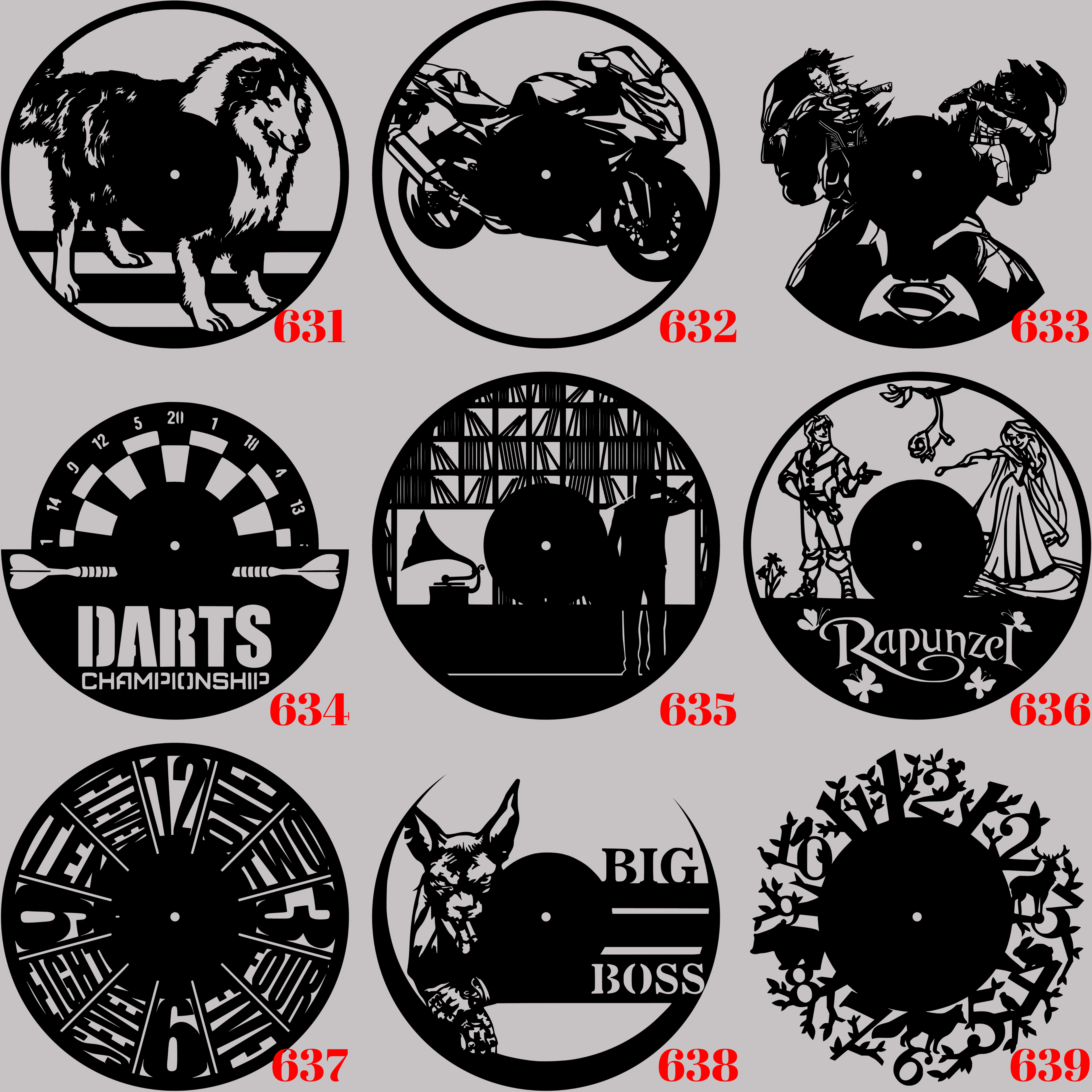 Horloge Vinyle