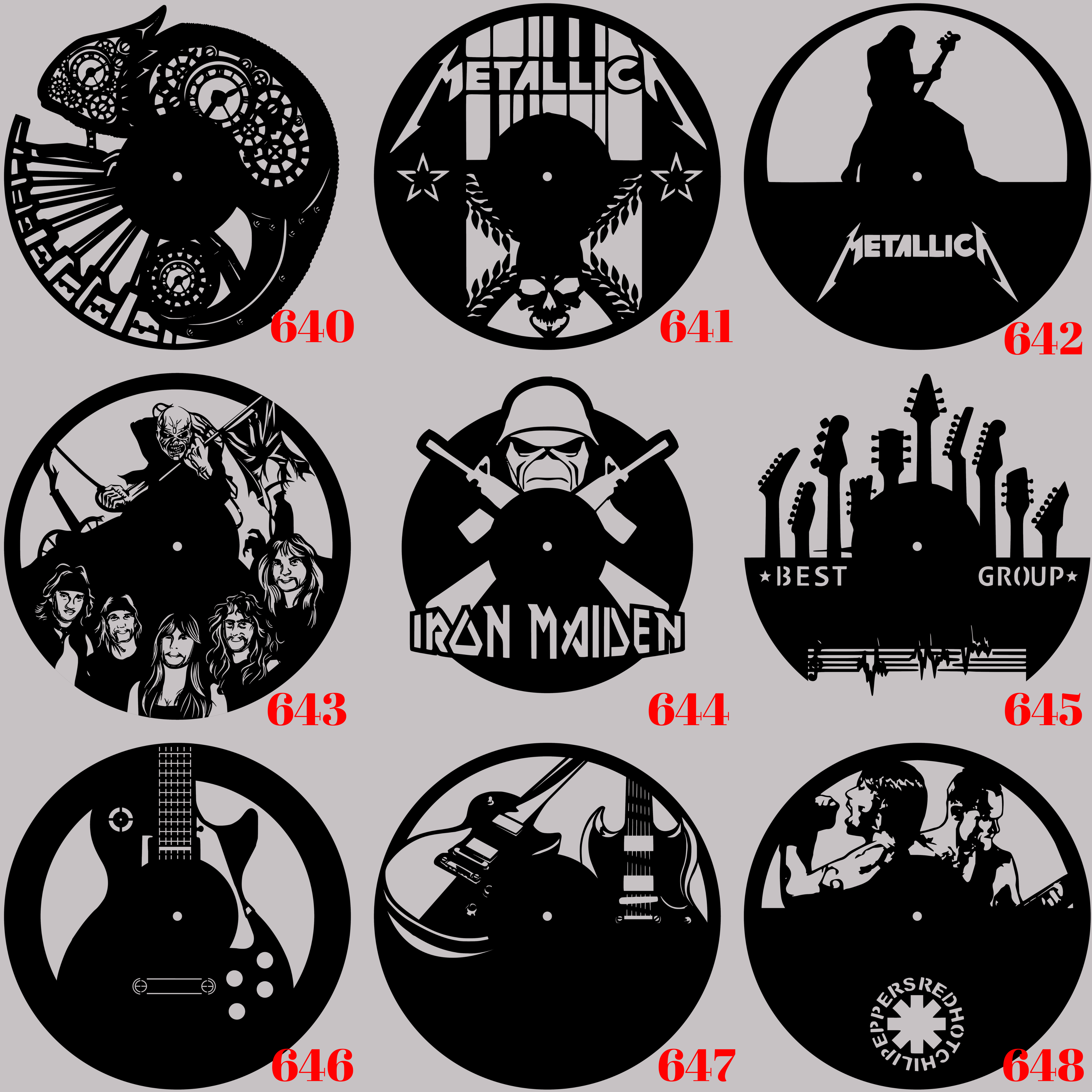 Horloge Vinyle