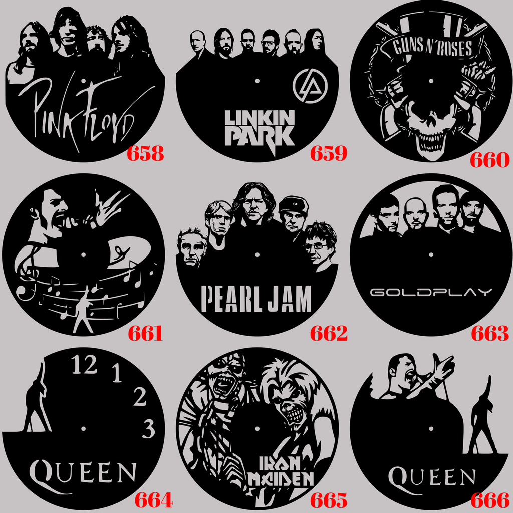 Horloge Vinyle