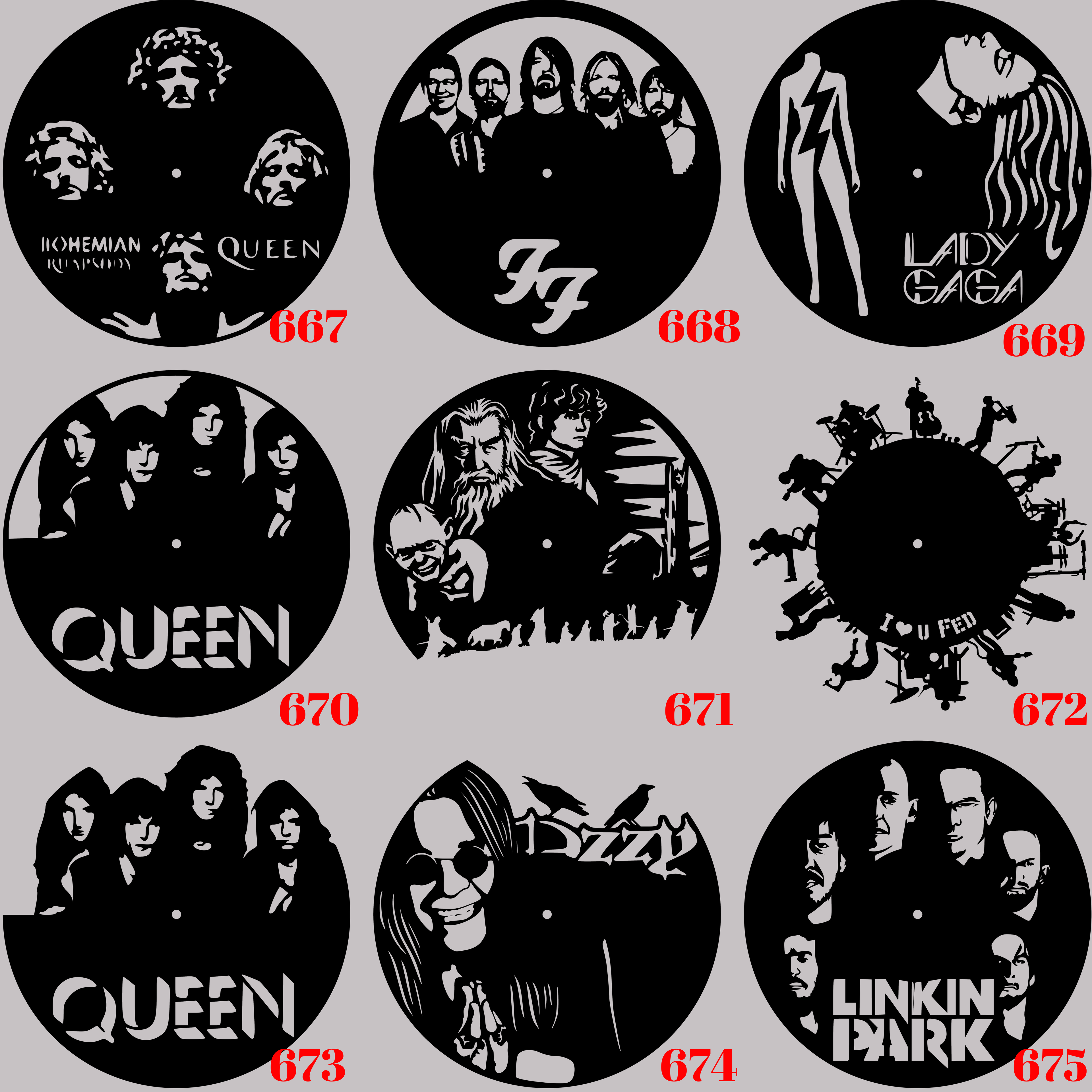 Horloge Vinyle