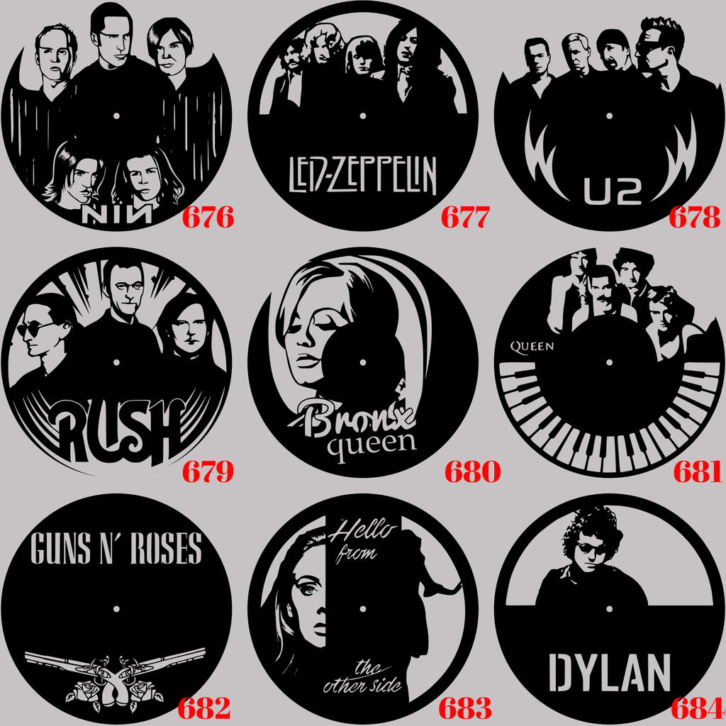 Horloge Vinyle