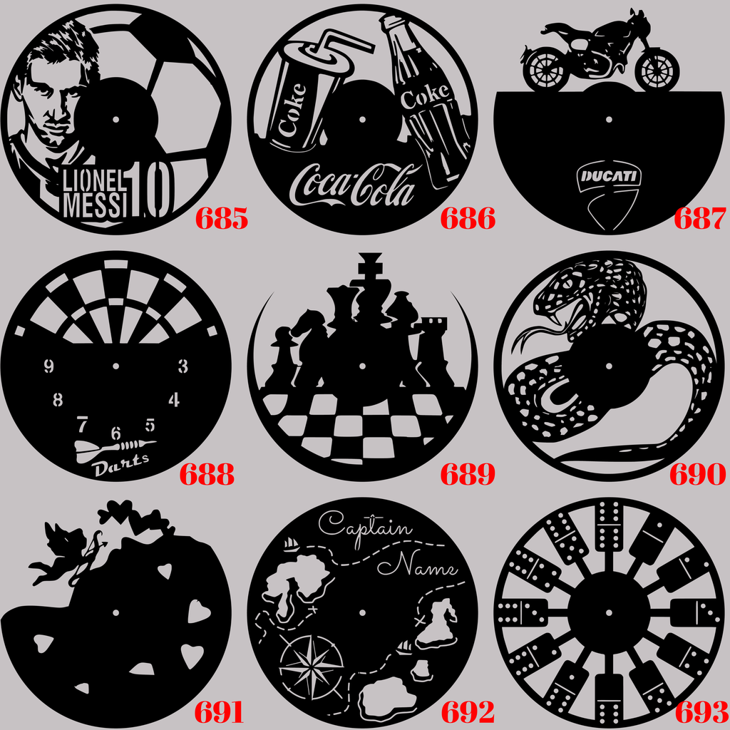 Horloge Vinyle