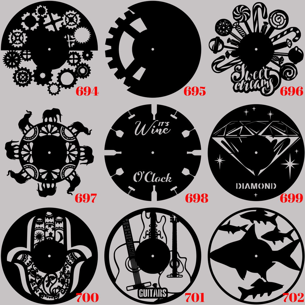 Horloge Vinyle