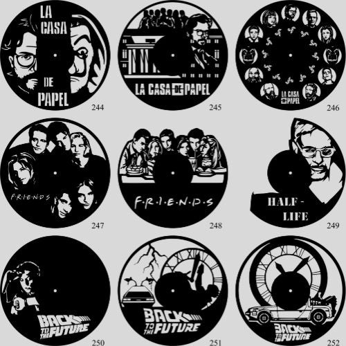 Horloge Vinyle