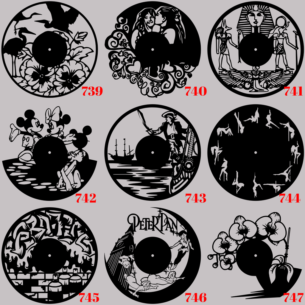 Horloge Vinyle